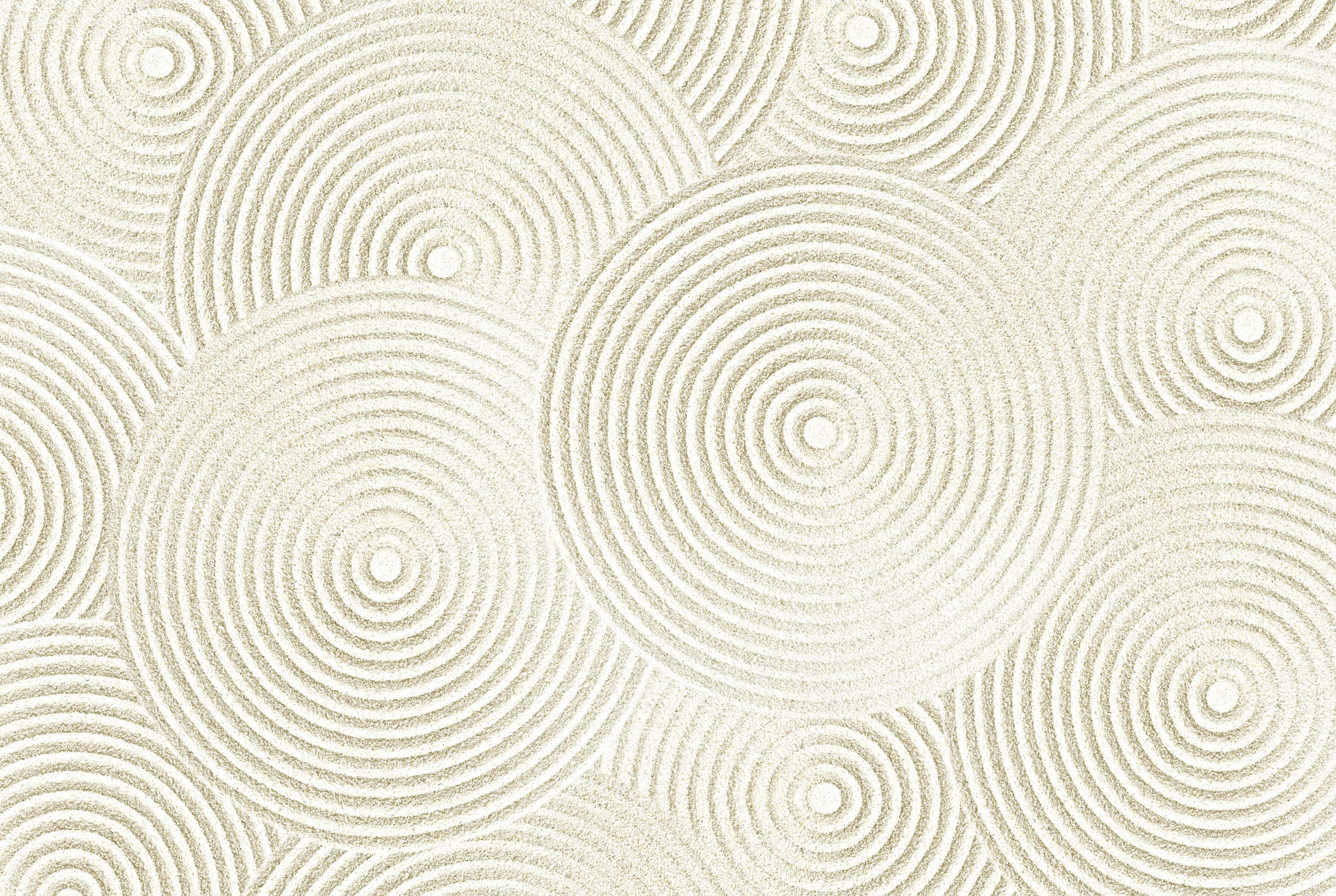 Zen sand patterns